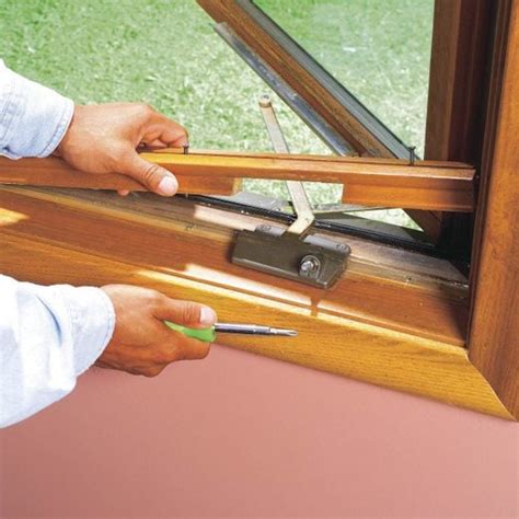 replace  casement window crank operator diy family handyman