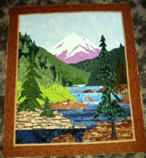 quilts  barb news  barb thread painting   landscape quilt