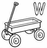 Wagon sketch template