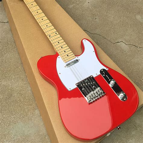 red  string electric guitar factory outlet color   customized  guitar