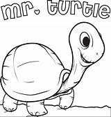 Coloring Mr Turtle Printable Click sketch template