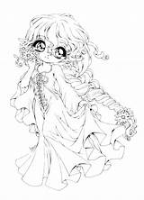 Pages Coloring Wolf Chibi Getcolorings sketch template