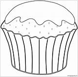 Muffin Coloring Pages Color Online sketch template