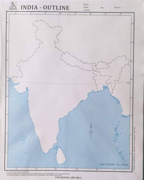 blank map  india printable outline map  india