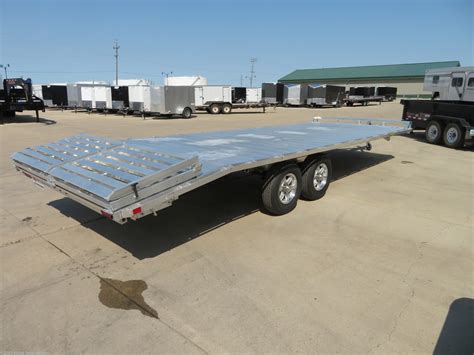 flatbedflat deck heavy duty  aluma  aluminum deckover trailer trailersusa