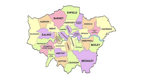 london  divided    boroughs