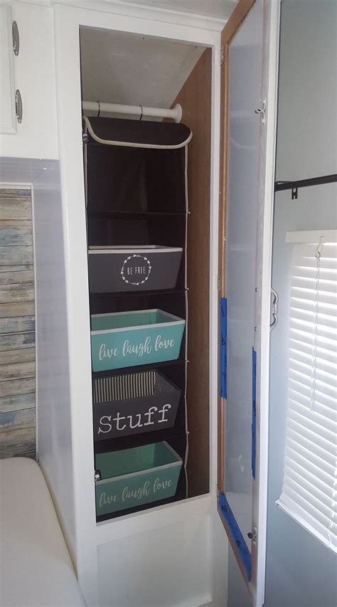 fitting clothes into an rv can be tough here are some closet storage