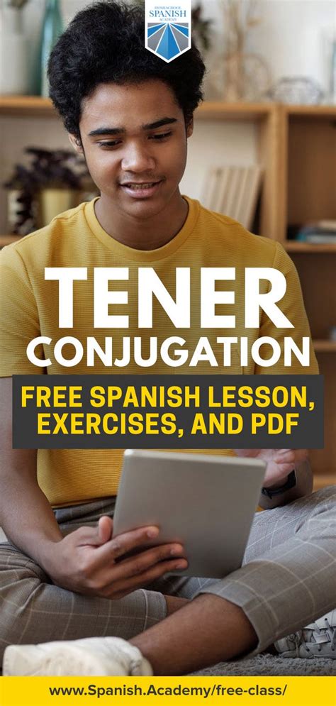 Tener Conjugation Free Spanish Lesson Exercises And Pdf Free