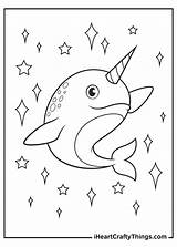 Narwhal Iheartcraftythings Whale sketch template