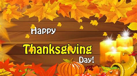 Happy Thanksgiving Day Wishes Greeting Ecard Youtube