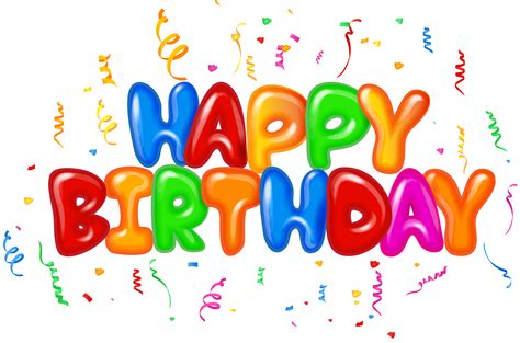 happy birthday png text happy birthday text decor png clip art image images