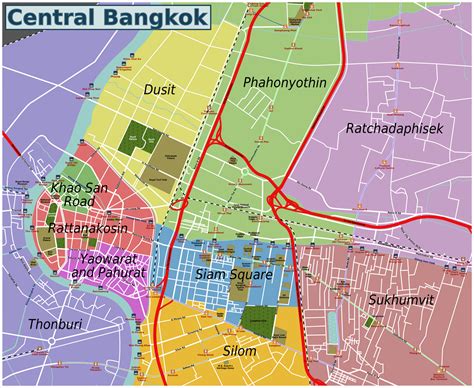 bangkok area guide   travel