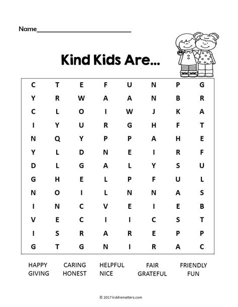 acts  kindness ideas  kids   printable kiddie matters