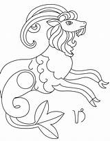 Capricorn Coloring Zodiac Pages Adult Embroidery Signs Colouring Astrology Flickr Colors Horoscopes Signo Babys Zodiaco Designlooter Choose Board sketch template