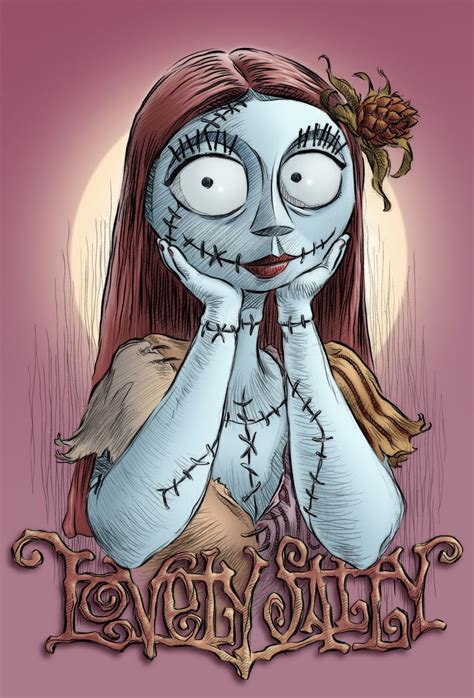 lovely sally  nightmare  christmasby pedro astudillo halloween pinterest