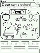 Color Preschool Colors Red Activities Kindergarten School Words Worksheets Learning First Printable Back Kids Worksheet Printables Activity Weeks Pages Coloring sketch template
