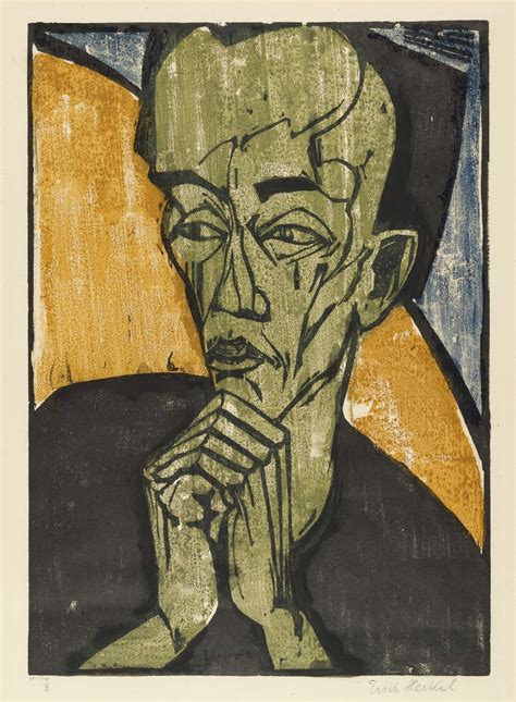 Portrait By Erich Heckel German Expressionism Expressionist
