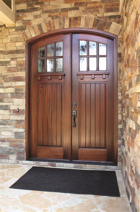 arched top mission style door craftsman style doors craftsman front doors wood front entry