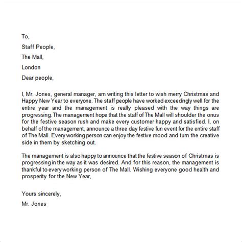 sample christmas letter templates   ms word