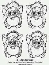 Furby Coloring Pages sketch template