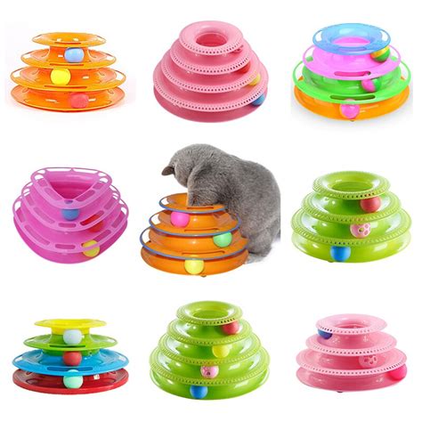 Tower Of Tracks Ball And Track Interactive Toy For Cats
