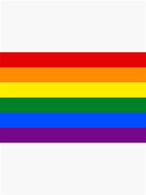 gay pride rainbow logo flag sticker  allhistory redbubble