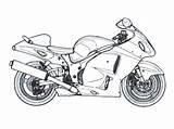 Hayabusa Drawing Outline Busa 2005 Paint sketch template