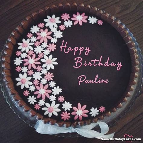 happy birthday pauline cakes cards wishes