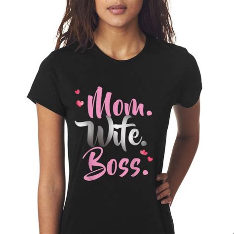 Mom Wife Boss Mother S Day Shirt Hoodie Sweater