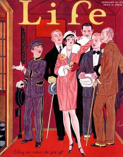 Where She Gets Off Life Magazine 1927 02 10 Copyright Sex
