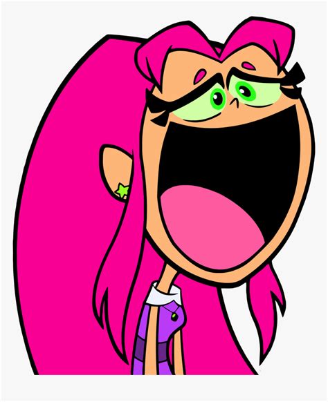 Starfire Teen Titans Go Starfire Mouth Hd Png Download Kindpng