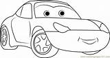 Coloring Cars Sally Pages Carrera Kids Color Printables Cartoon Coloringpages101 sketch template