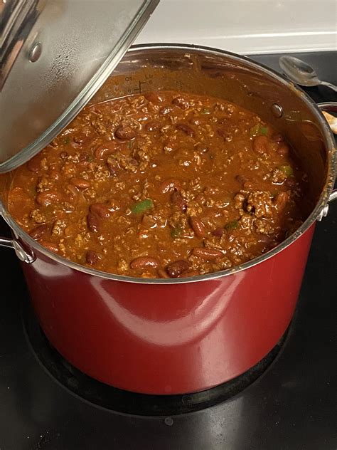 homemade chili rfood
