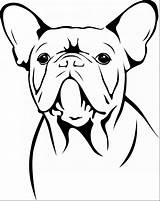 Bulldog Frenchie Franse Yorkie sketch template