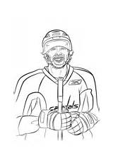 Hockey Ovechkin Nhl Lnh Brady Ausdrucken sketch template