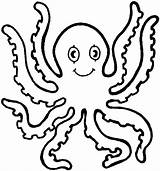 Octopus Outline Clipart sketch template