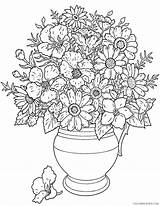 Coloring Adult Pages Coloring4free Flowers Related Posts sketch template