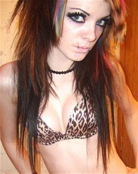 Really Depressed Emo Girlfriend Flashing Her Perky Little Teen Tits