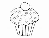 Brownie Cereza Colorir Dibujar Panque Muffins Brownies Colorare Ciliegia Cirera Amb Cereja Dibuix Favoritos Comida Imagui sketch template