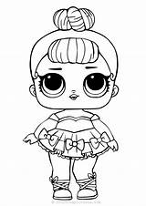 Lol Coloring Dolls Pages Doll Baby Painting sketch template
