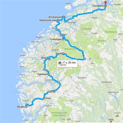 routeplanner noorwegen roadtrip europa lillehammer skyscanner trondheim otter oslo world