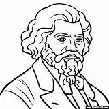 Frederick Douglass Coloring Pages Outline Clipart Sheets Historical Book Easy Drawings Clip Thecolor Figures Famous Sketches History Choose Board Library sketch template