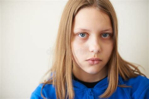 sad teen girl stock image image  anger loss depressed