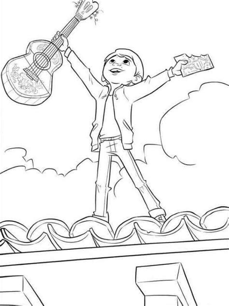 coco coloring page cartoon coloring pages disney coloring pages