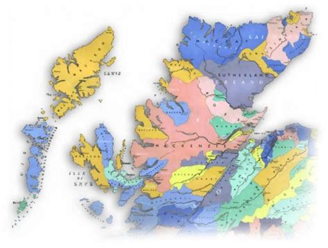 highland clans map highland clans partnership group