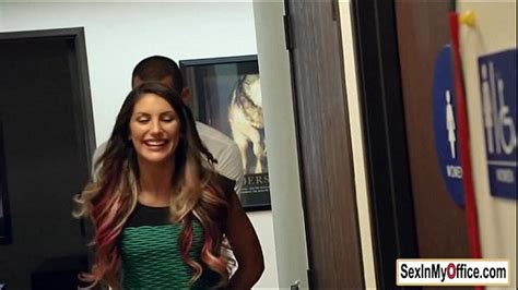 busty august ames has quickie sex in the office bathroom xnxx