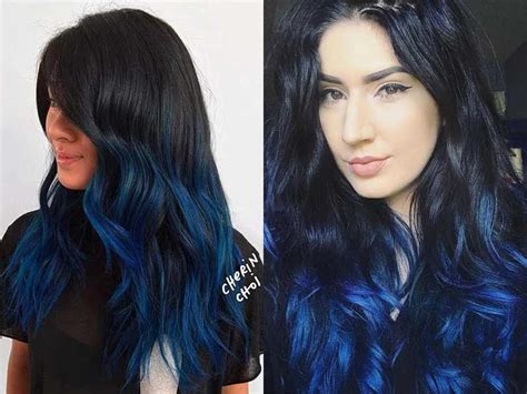 15 Stunning Navy Blue Black Hair Color Ideas For A Chic