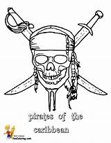Pirates Caribbean Coloring Pages Jack Sparrow Book Yescoloring Colorable Kids sketch template
