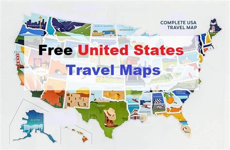 printable  travel map