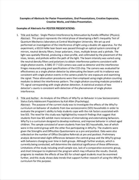 templates  writing abstracts  science writing